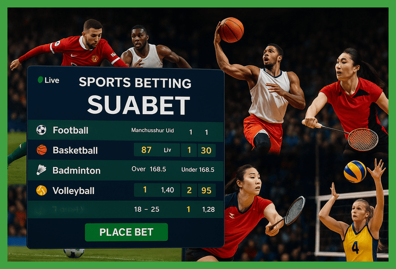 Aposte em apostas esportivas no cassino online SUABET